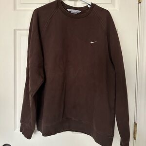 Chocolate Brown Nike Crewneck